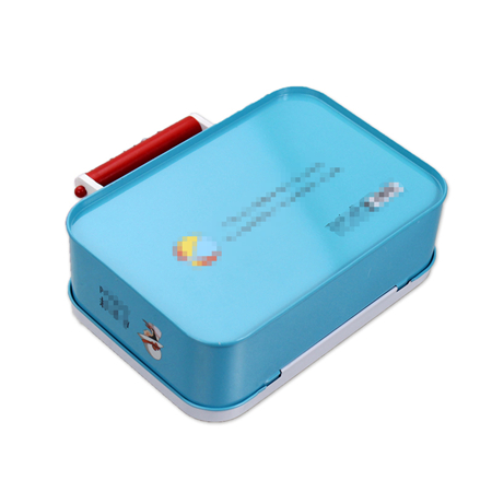 rectangular tin lunch box